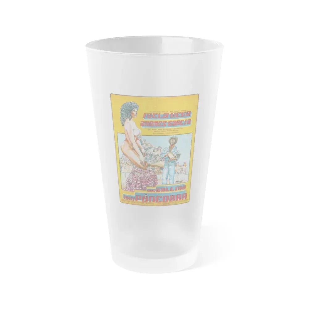 GOOD LAYING HEN Movie Poster - Frosted Pint Glass 16oz Default Title - Go Mug Yourself
