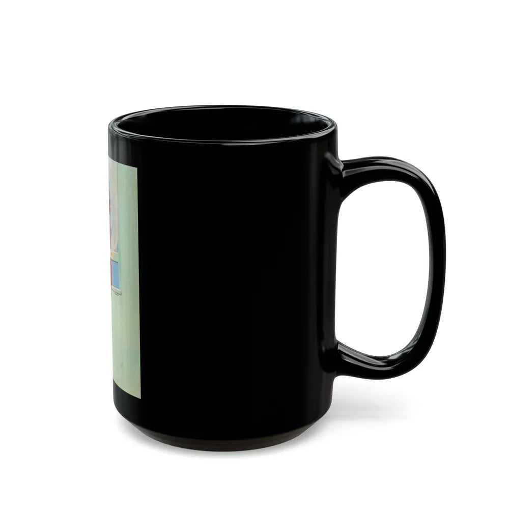 Good Looking calendar illustration, 1946 - Black Coffee Mug-Go Mug Yourself