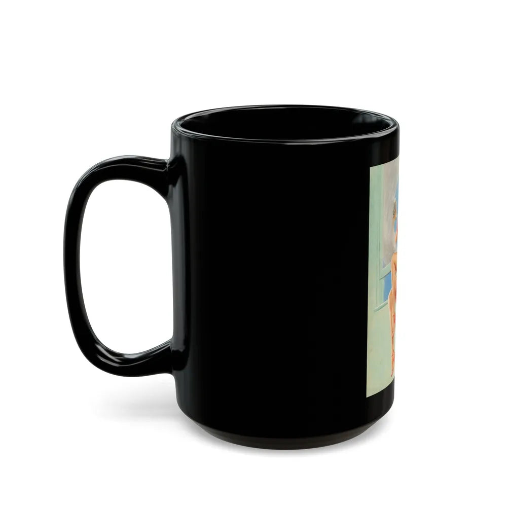 Good Looking calendar illustration, 1946 - Black Coffee Mug-Go Mug Yourself