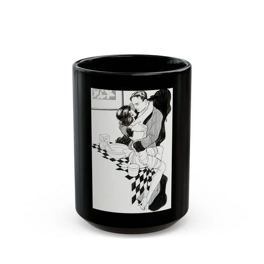 Good Morning - Black Coffee Mug-15oz-Go Mug Yourself