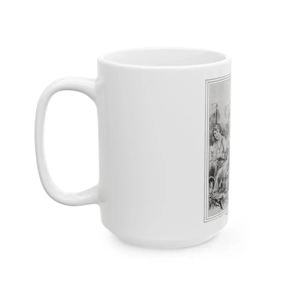 Good Old Gang (1), McCalls magazine, July 1927 - White Coffee Mug - Go Mug Yourself