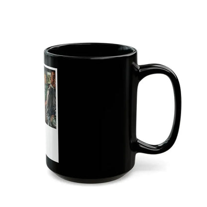 Good things happen over Coffee..., 1948 - Black Coffee Mug - Go Mug Yourself