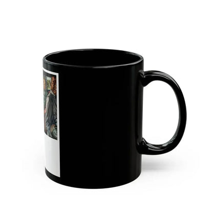 Good things happen over Coffee..., 1948 - Black Coffee Mug - Go Mug Yourself