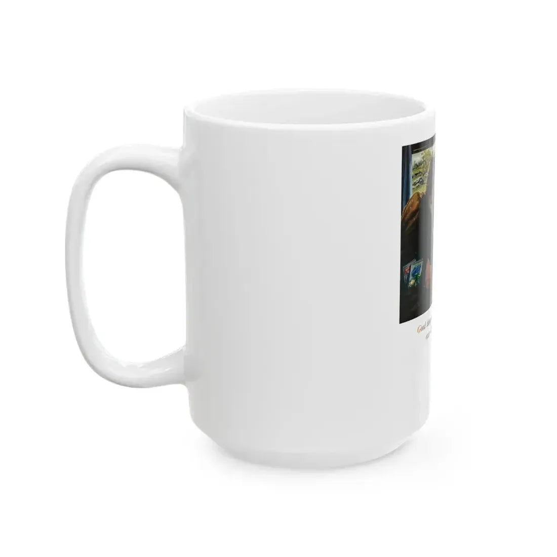 Good things happen over Coffee..., 1948 - White Coffee Mug - Go Mug Yourself