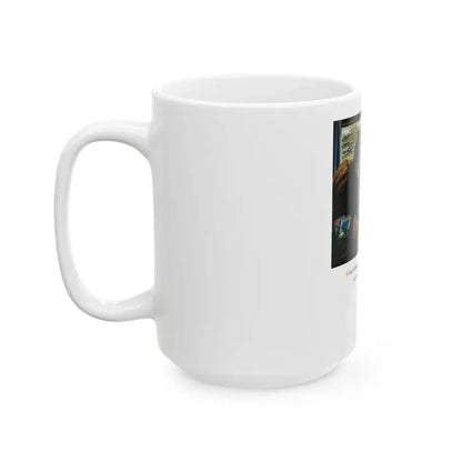 Good things happen over Coffee..., 1948 - White Coffee Mug - Go Mug Yourself