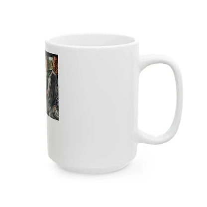Good things happen over Coffee..., 1948 - White Coffee Mug - Go Mug Yourself
