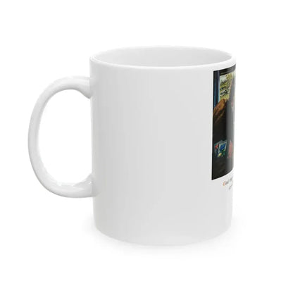 Good things happen over Coffee..., 1948 - White Coffee Mug - Go Mug Yourself