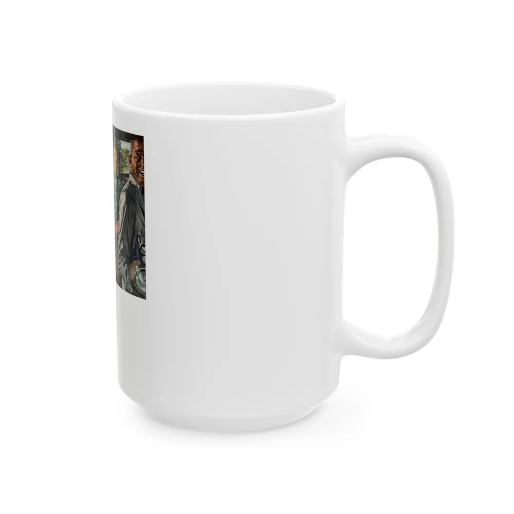 Good things happen over Coffee..., 1948 - White Coffee Mug-Go Mug Yourself