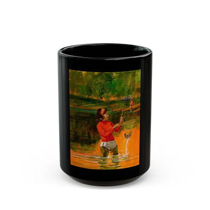 Good Times Fishing - Black Coffee Mug-15oz-Go Mug Yourself