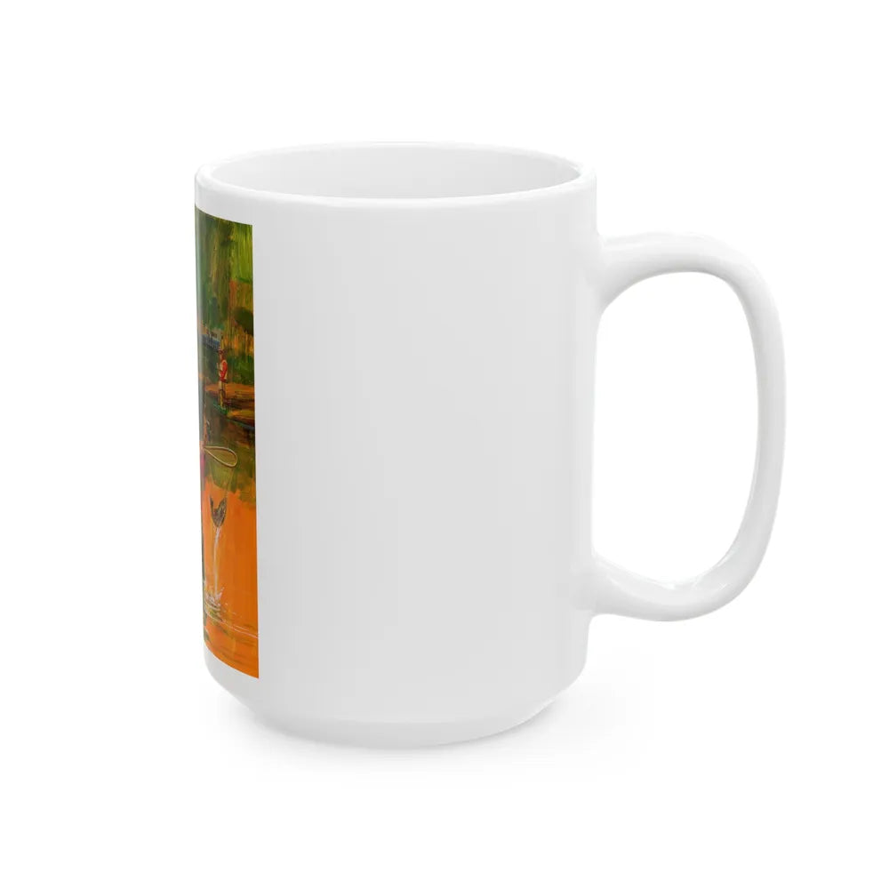 Good Times Fishing - White Coffee Mug-Go Mug Yourself