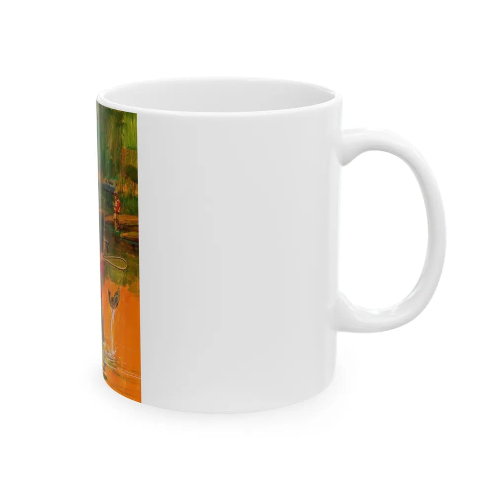 Good Times Fishing - White Coffee Mug-Go Mug Yourself