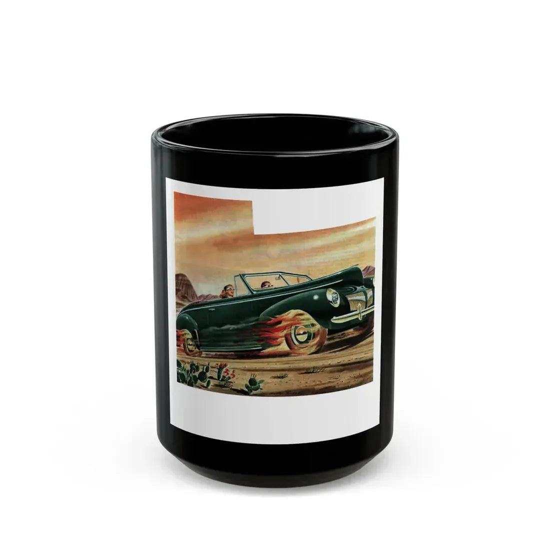 Good Year, advertisement, Collier's, September 21, 1946 - Black Coffee Mug 15oz - Go Mug Yourself