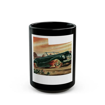 Good Year, advertisement, Collier's, September 21, 1946 - Black Coffee Mug 15oz - Go Mug Yourself