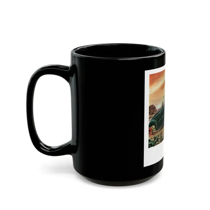 Good Year, advertisement, Collier's, September 21, 1946 - Black Coffee Mug - Go Mug Yourself