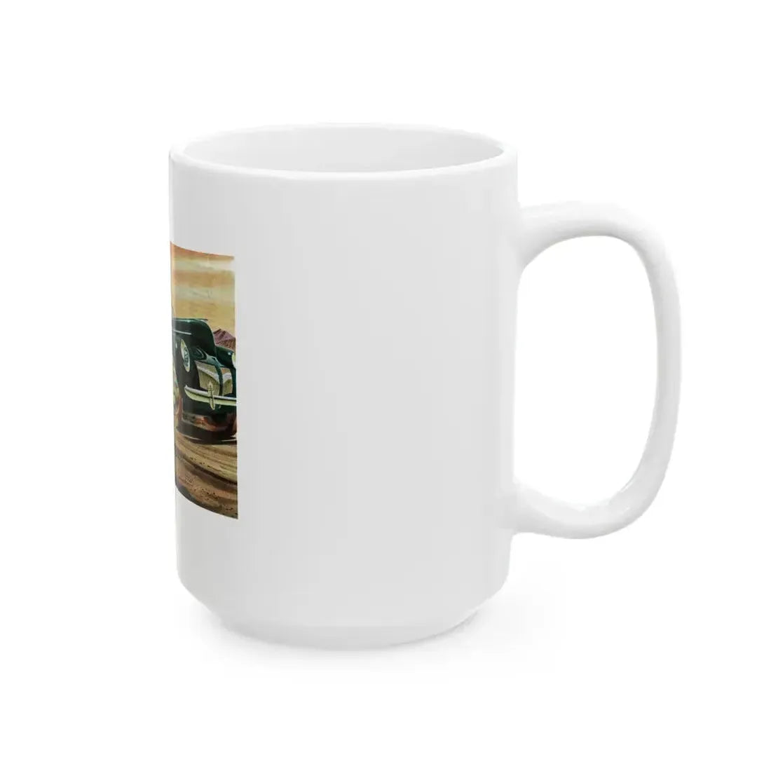Good Year, advertisement, Collier's, September 21, 1946 - White Coffee Mug - Go Mug Yourself