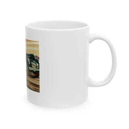 Good Year, advertisement, Collier's, September 21, 1946 - White Coffee Mug - Go Mug Yourself