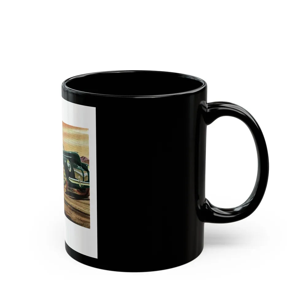 Good Year, advertisement, Collier's, September 21, 1946 - Black Coffee Mug-Go Mug Yourself