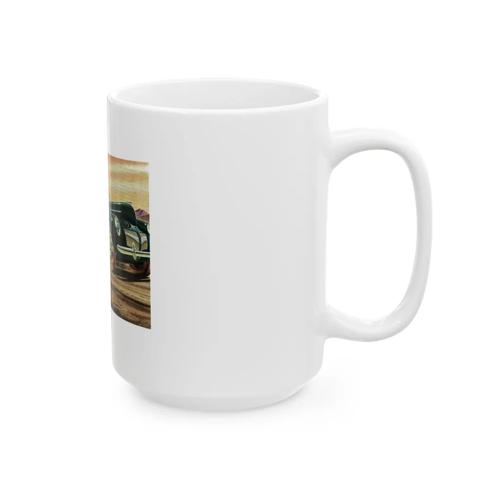 Good Year, advertisement, Collier's, September 21, 1946 - White Coffee Mug-Go Mug Yourself