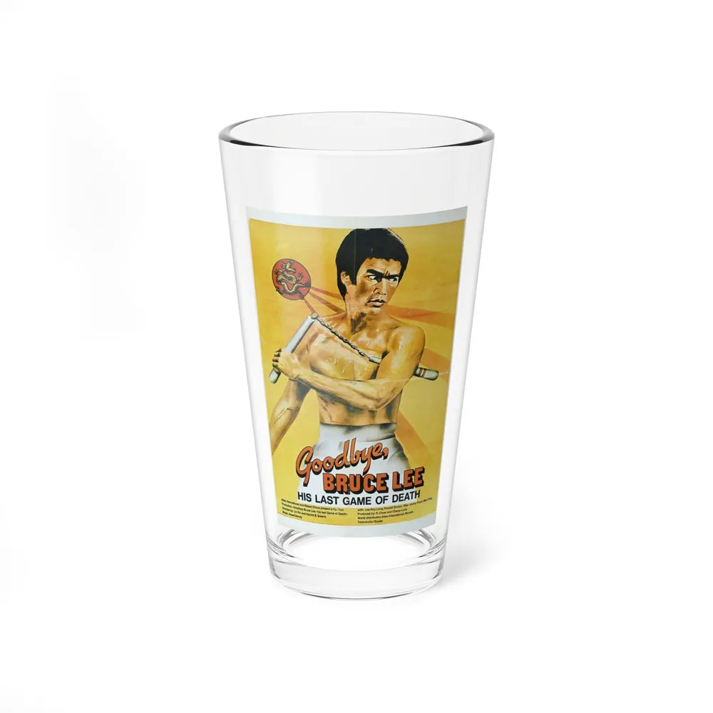 GOODBYE BRUCE LEE 1975 Movie Poster - Pint Glass 16oz-16oz-Go Mug Yourself