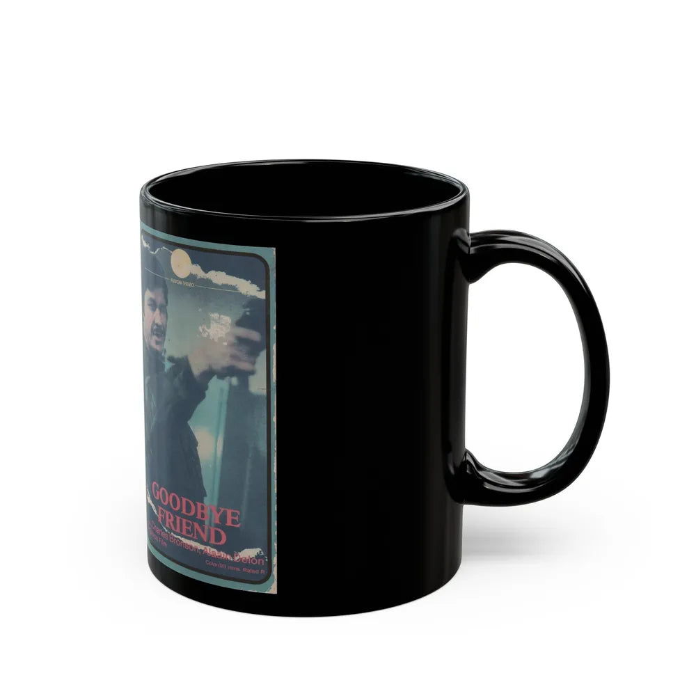 GOODBYE FRIEND (VHS COVER) - Black Coffee Mug-Go Mug Yourself