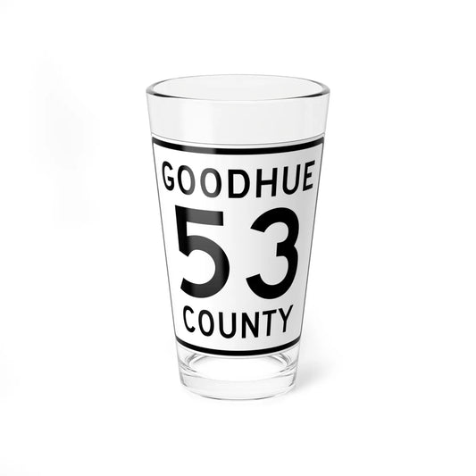 Goodhue County Route 53 (Minnesota) (Road Sign) Pint Glass 16oz 16oz - Go Mug Yourself