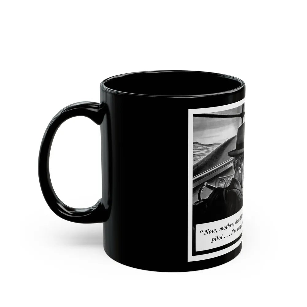 Goodrich ad, 1942 - Black Coffee Mug-Go Mug Yourself