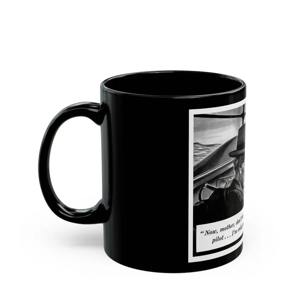 Goodrich ad, 1942 - Black Coffee Mug - Go Mug Yourself