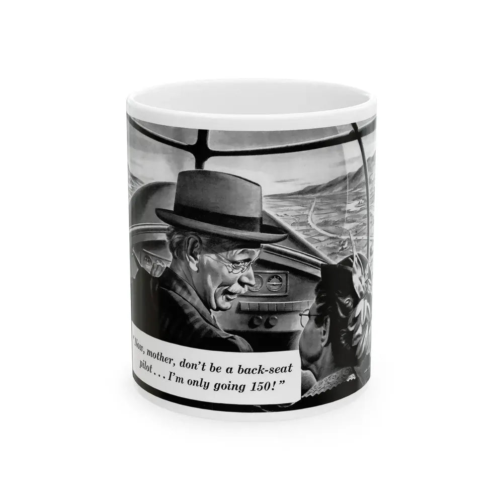 Goodrich ad, 1942 - White Coffee Mug 11oz - Go Mug Yourself