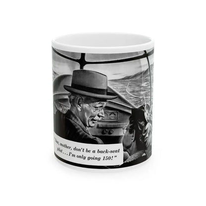 Goodrich ad, 1942 - White Coffee Mug 11oz - Go Mug Yourself
