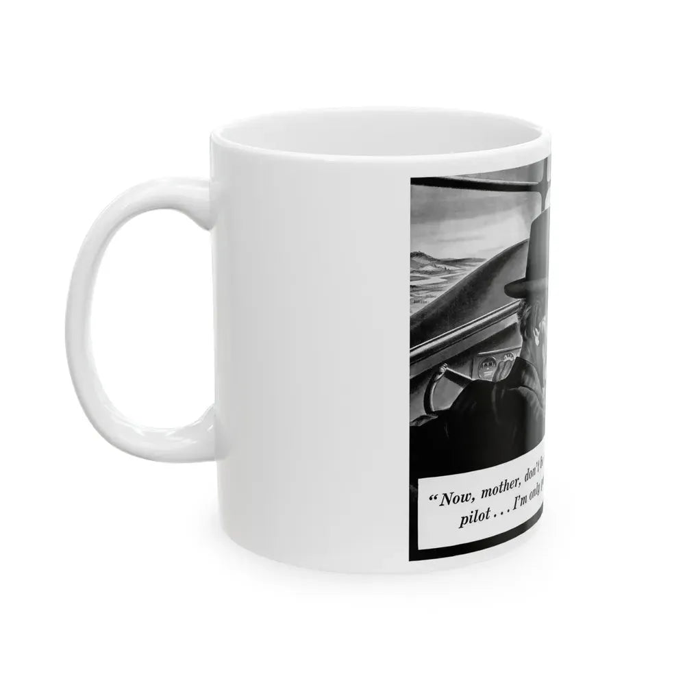Goodrich ad, 1942 - White Coffee Mug - Go Mug Yourself