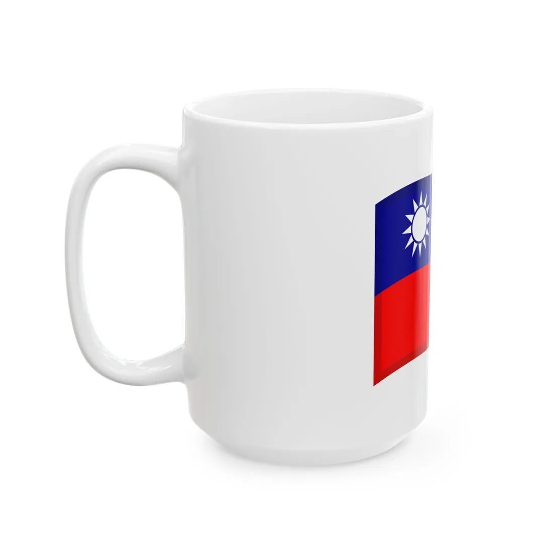 Google Taiwan Emoji ROC (China) White Coffee Mug - Go Mug Yourself