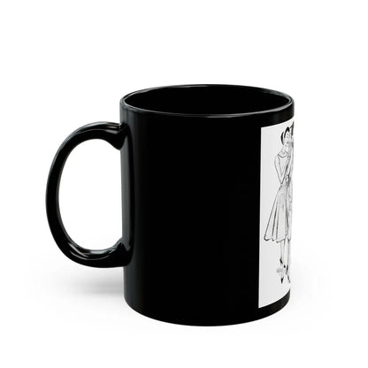 Gor-Ray Skirts advertisement, 1959 - Black Coffee Mug-Go Mug Yourself