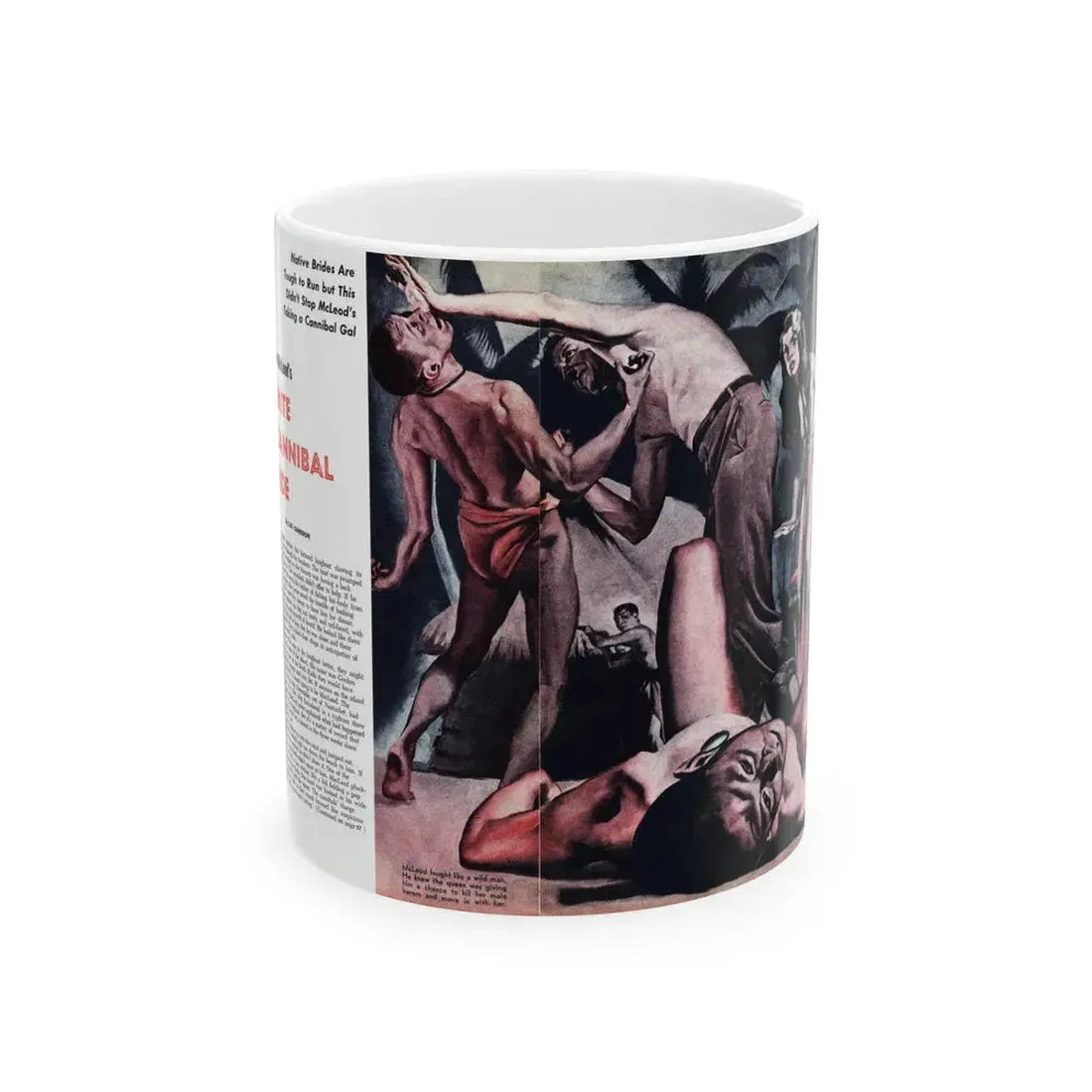 Gordon McLeod's White Cannibal Bride, Sir! July 1959 - White Coffee Mug 11oz - Go Mug Yourself