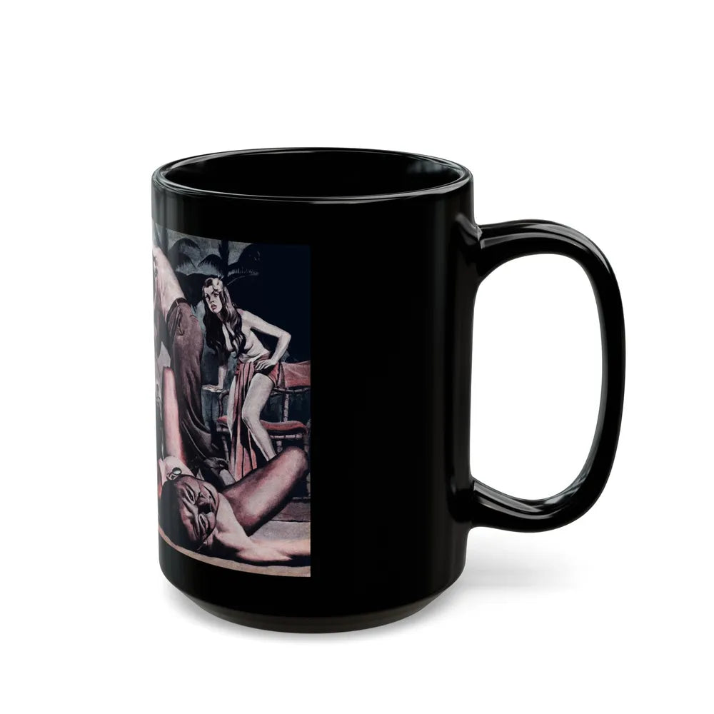 Gordon McLeod's White Cannibal Bride, Sir! July 1959 - Black Coffee Mug-Go Mug Yourself