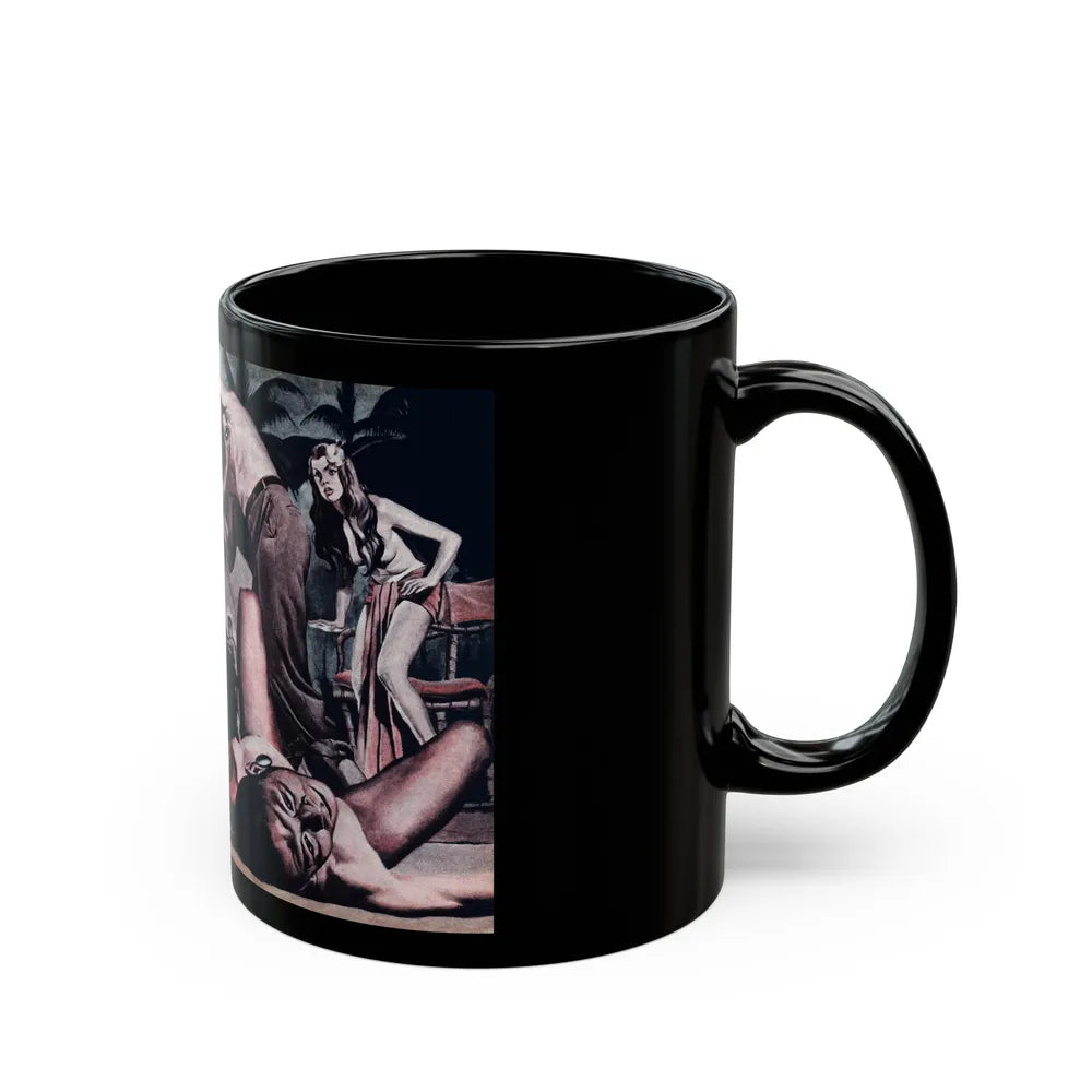 Gordon McLeod's White Cannibal Bride, Sir! July 1959 - Black Coffee Mug-Go Mug Yourself