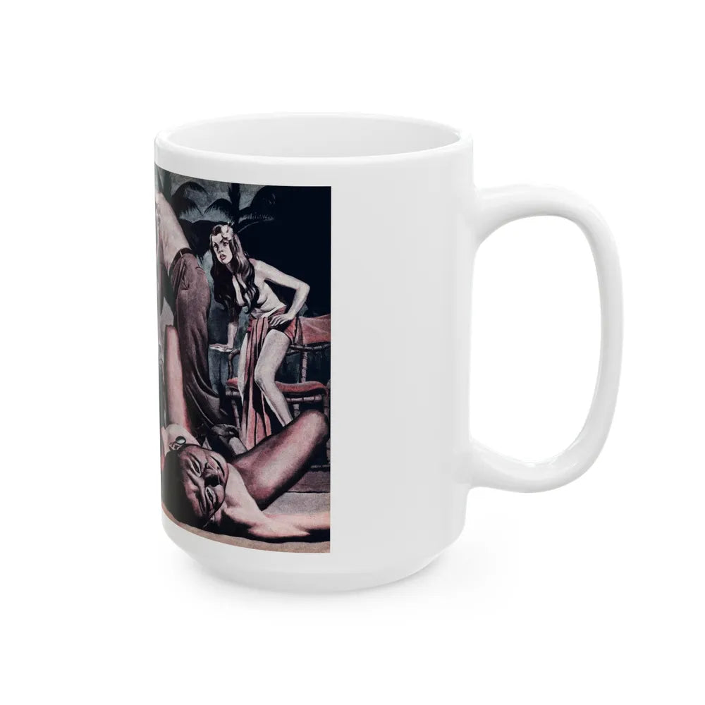 Gordon McLeod's White Cannibal Bride, Sir! July 1959 - White Coffee Mug-Go Mug Yourself