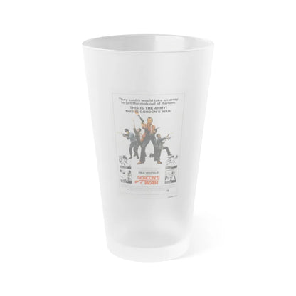 GORDON'S WAR 1973 Movie Poster - Frosted Pint Glass 16oz-Go Mug Yourself