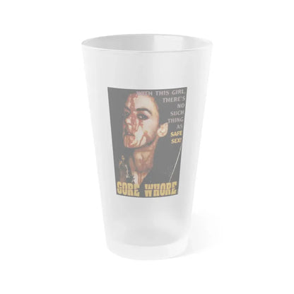 GORE WHORE 1994 Movie Poster - Frosted Pint Glass 16oz Default Title - Go Mug Yourself