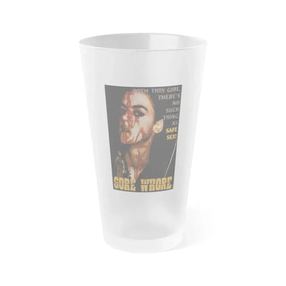 GORE WHORE 1994 Movie Poster - Frosted Pint Glass 16oz Default Title - Go Mug Yourself