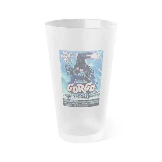GORGO (2) 1961 Movie Poster - Frosted Pint Glass 16oz Default Title - Go Mug Yourself