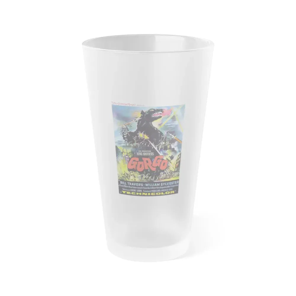 GORGO (3) 1961 Movie Poster - Frosted Pint Glass 16oz 16oz Frosted - Go Mug Yourself