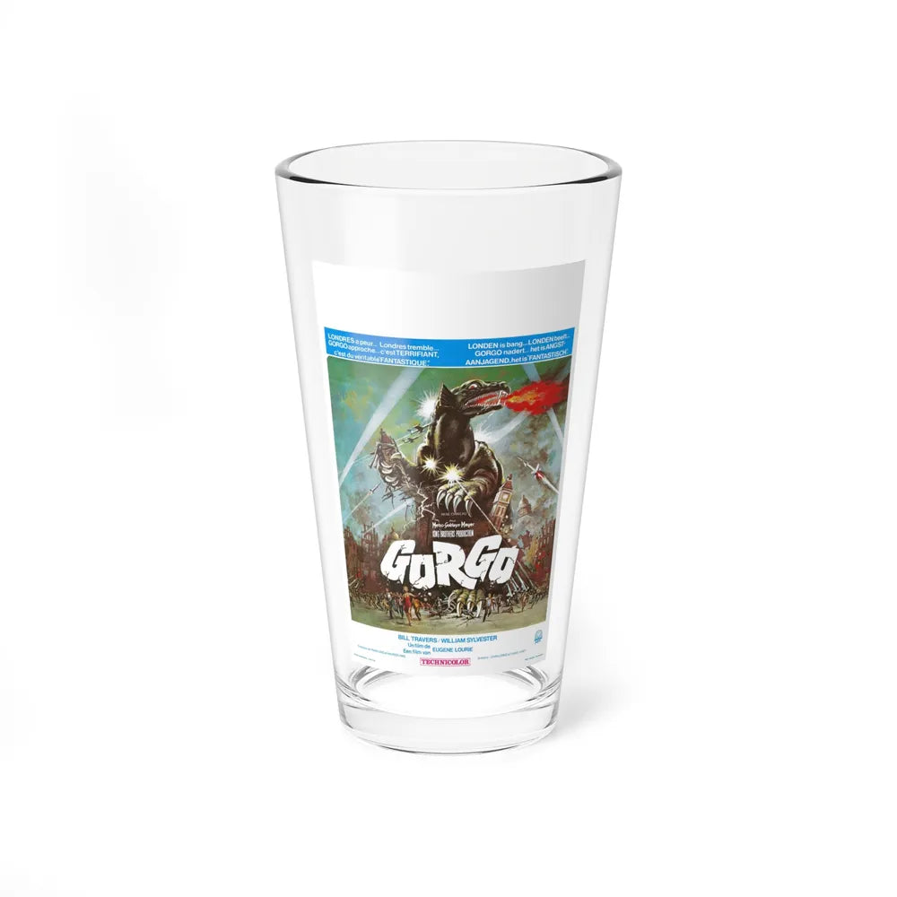 GORGO (BELGIAN) 1961 Movie Poster - Pint Glass 16oz-16oz-Go Mug Yourself