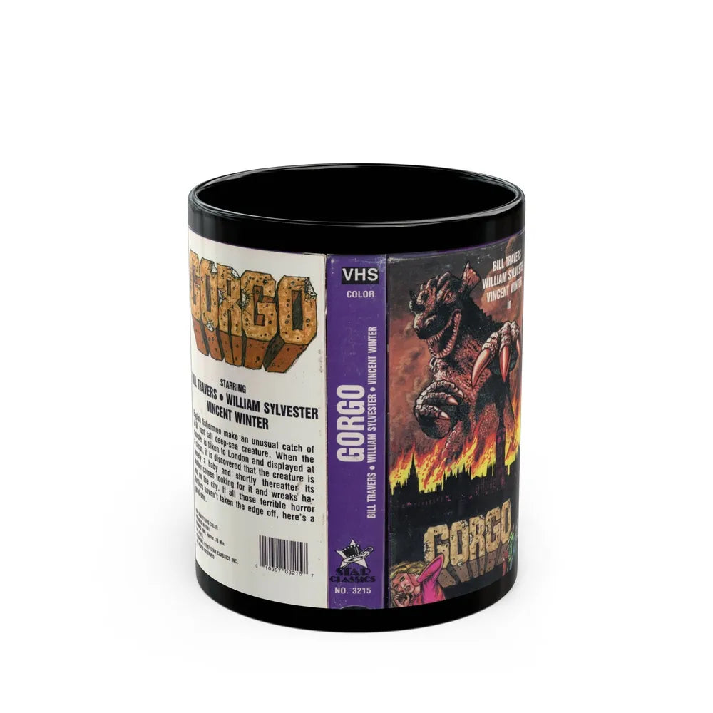 GORGO (VHS COVER) - Black Coffee Mug-11oz-Go Mug Yourself