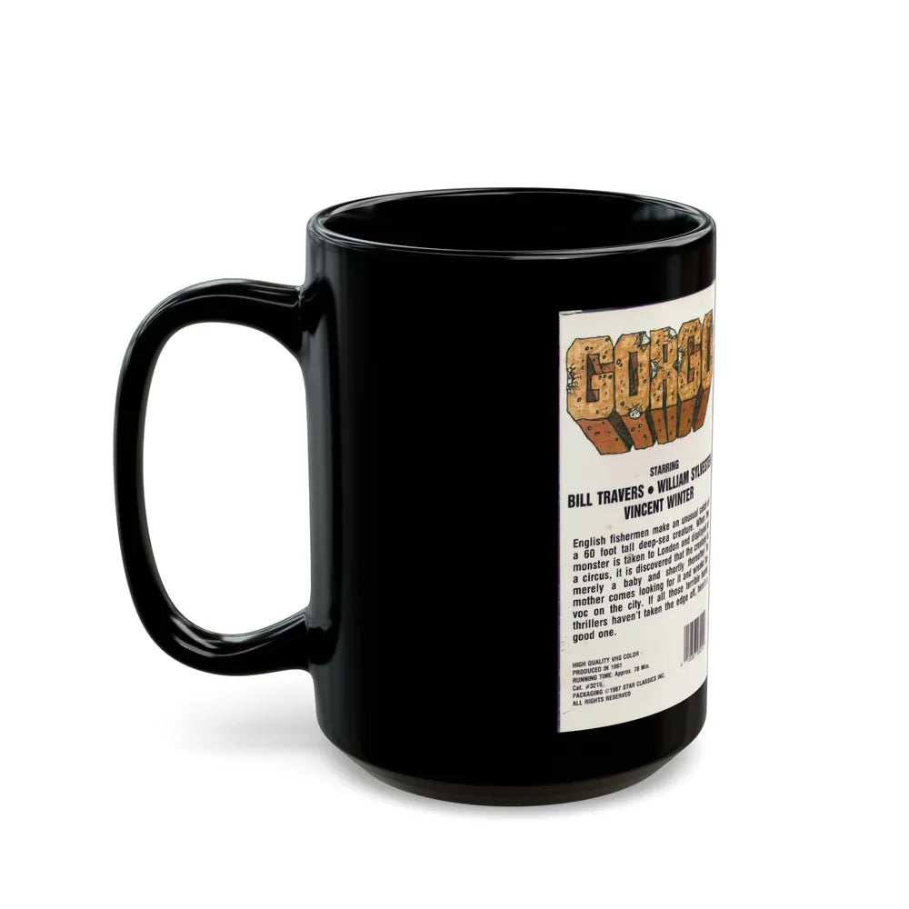 GORGO (VHS COVER) - Black Coffee Mug-Go Mug Yourself