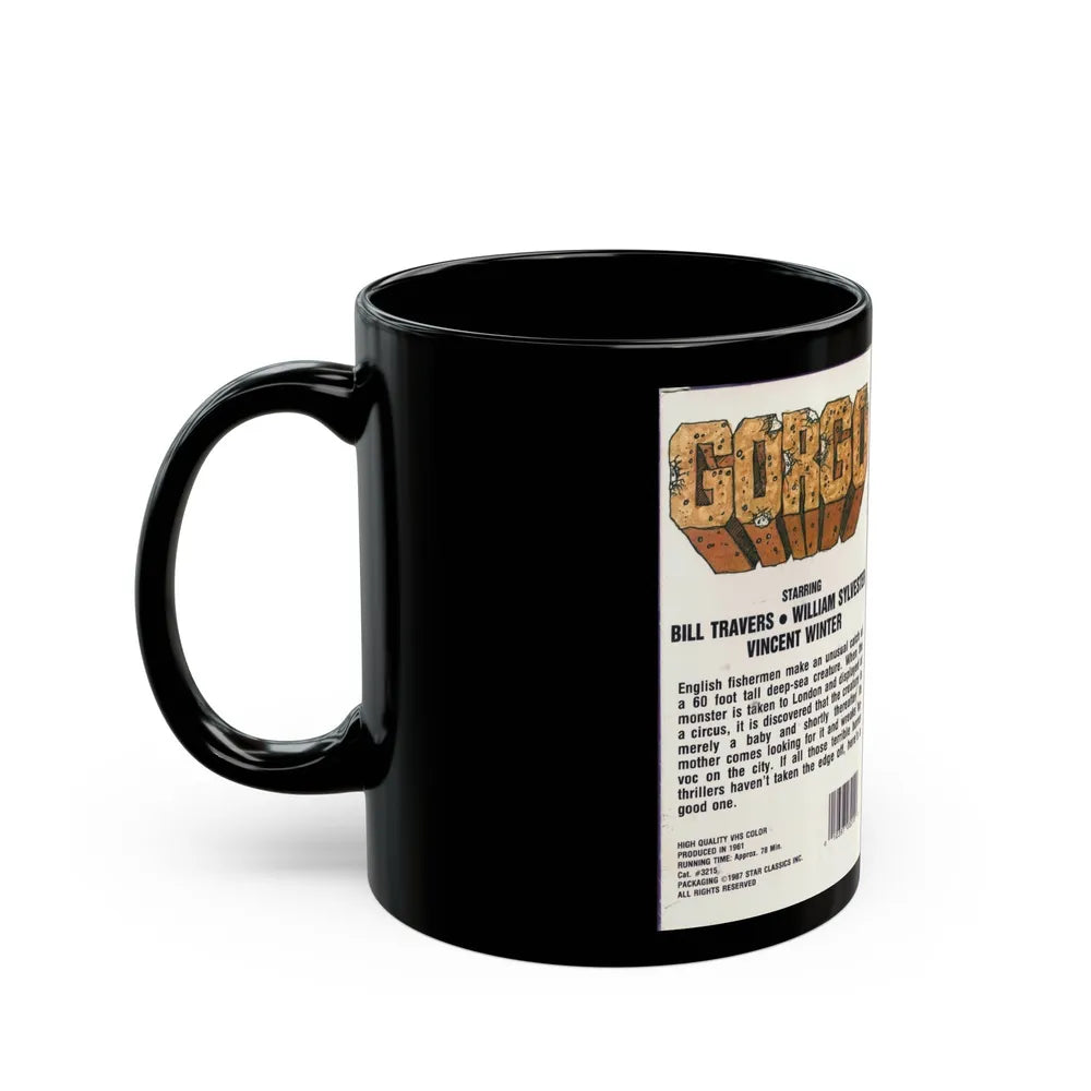 GORGO (VHS COVER) - Black Coffee Mug-Go Mug Yourself