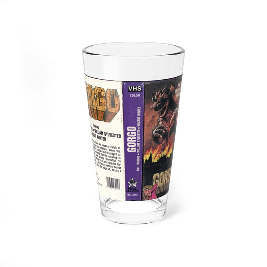GORGO (VHS COVER) Pint Glass 16oz 16oz - Go Mug Yourself