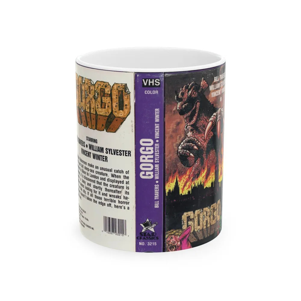 GORGO (VHS COVER) - White Coffee Mug-11oz-Go Mug Yourself