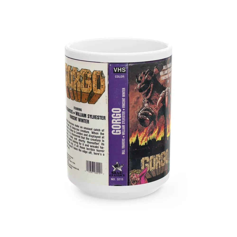 GORGO (VHS COVER) - White Coffee Mug-15oz-Go Mug Yourself