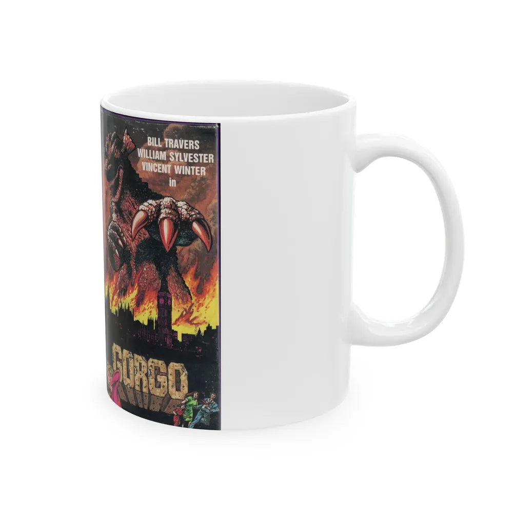 GORGO (VHS COVER) - White Coffee Mug-Go Mug Yourself