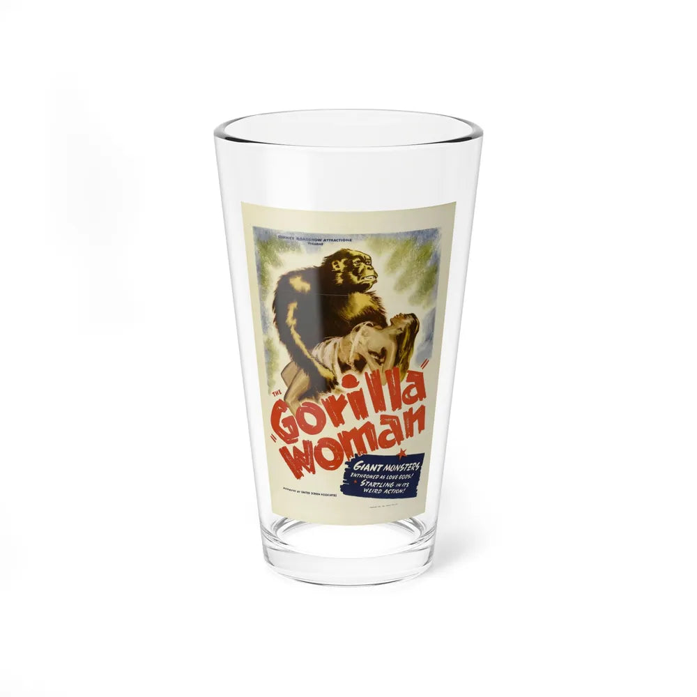 GORILLA WOMAN (FORBIDDEN ADVENTURE) 1937 Movie Poster - Pint Glass 16oz-16oz-Go Mug Yourself